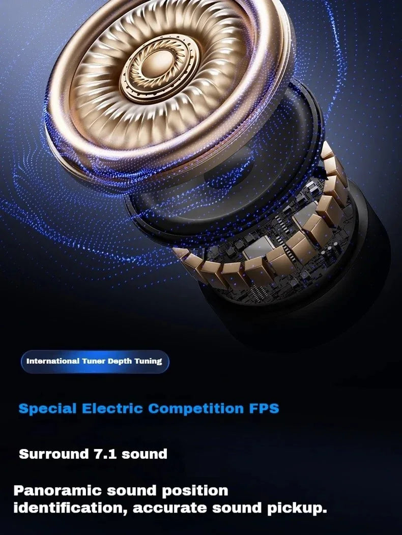 Original MCHOSE V9 PRO Music Esports Gaming Headphones 3-mode Wireless Noise Reduction Mic Customized Head-mounted