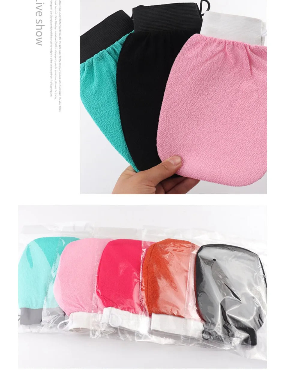 New in 1pc Hammam Shower Thicken Bath Magic Peeling Glove Exfoliating Tan Removal Bathing Cleaning Products Body Scrubber