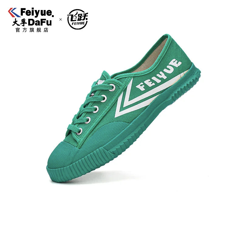 DaFu Flying Men's Athletic Shoes Long Distance Running Jump Far Field Event Canvas Sports Shoes Couple's Loafers Black Sneakers