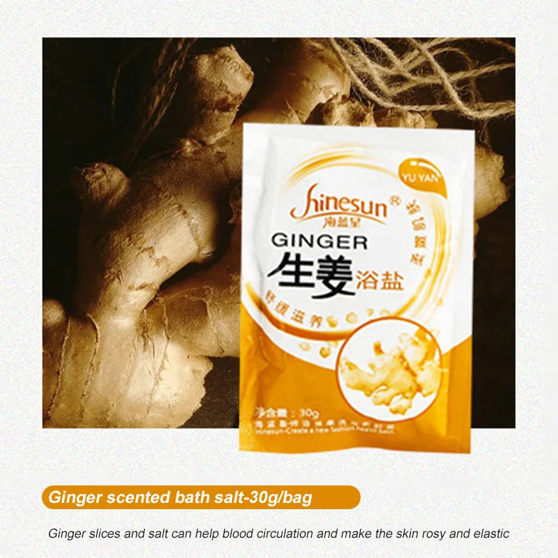 30g/bag Rose Bubble Bath Powder Foot Bath Crystal Mud Body Foot Skin Care SPA Bath Salt Exfoliation Scruber Bath Powder Lavander