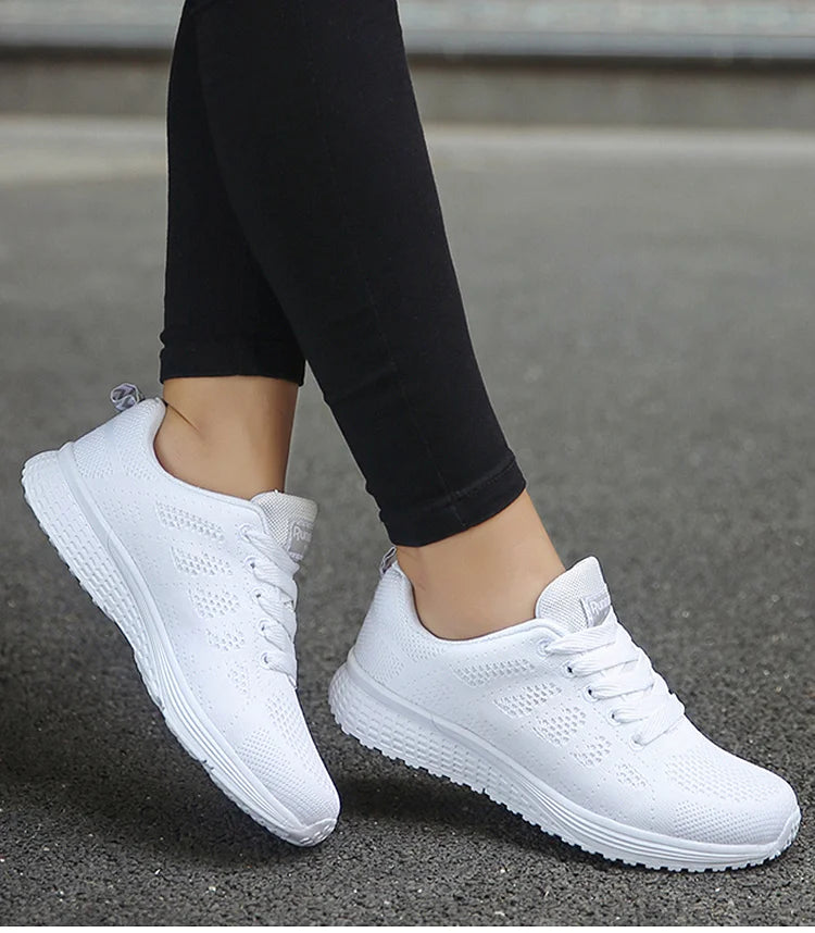 Women's Sports Shoes White Sneakers Lightweight Gym Shoes For Woman Spring Summer Sneaker High Quality Shoes Women Casual Tenis