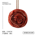 Fast Foaming Lightweight Rose Shower Ball Wash Scrub Sponge for Bathroom Super Soft Large Non-Scattered Ball Flower Bath Rub