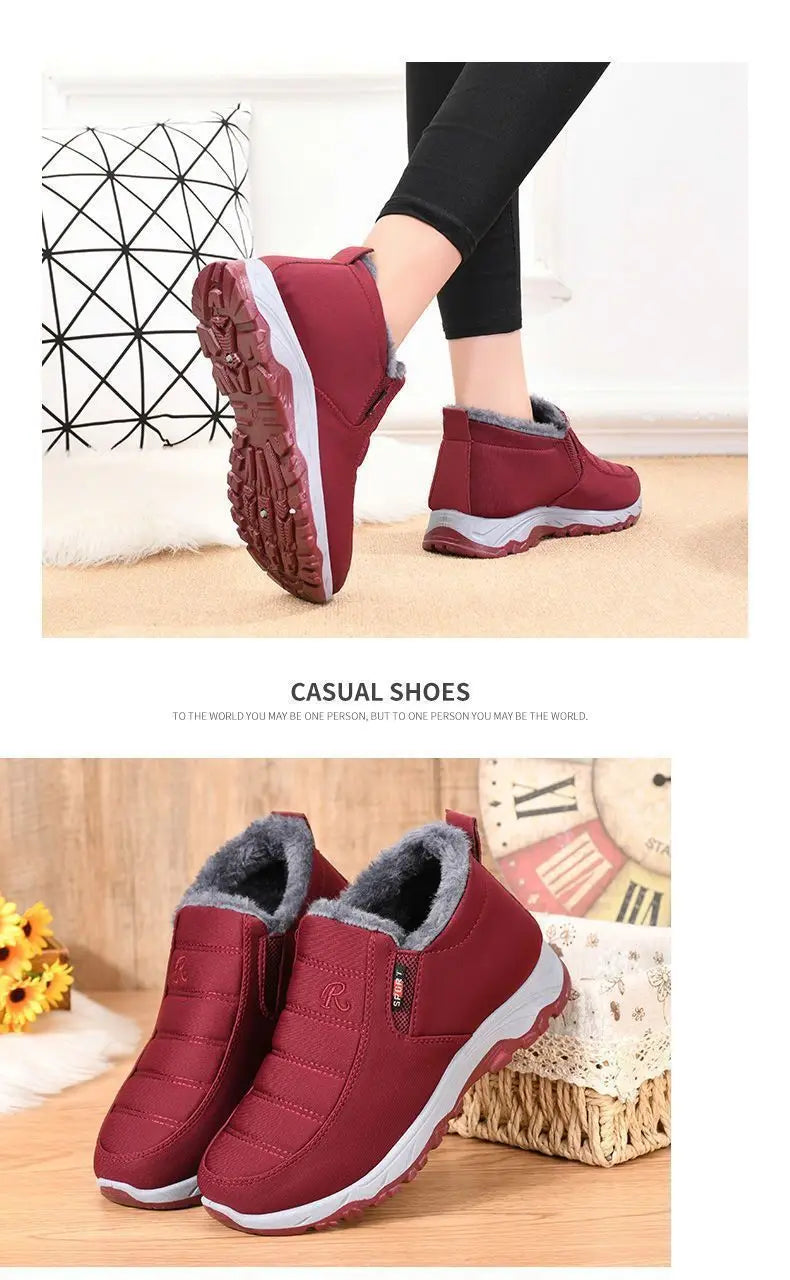 Men's Shoes Autumn Winter Casual Cotton Warm Wear Resistant Chunky Sole Affordable Free Shipping