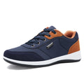 YRZL Men Shoes Spring Autumn Waterproof Walking Sneakers Leisure Male Leather Sports Shoes Non-Slip Footwear Tennis for Men