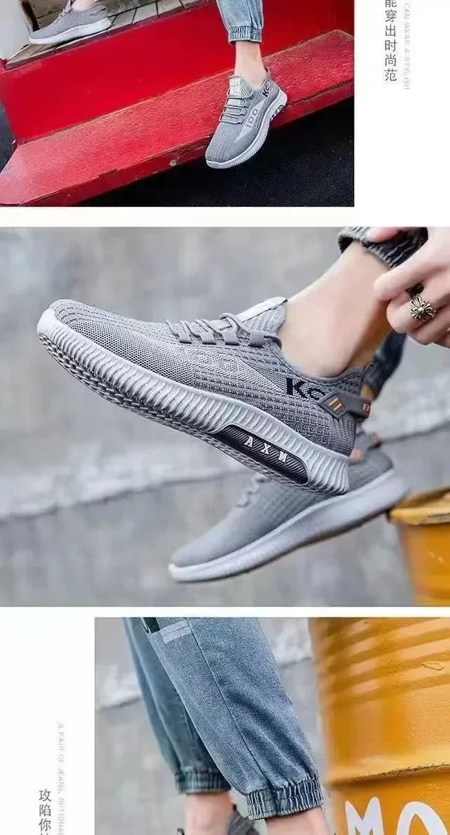 2026 Soft Soled Spring and Autumn Old Cloth Shoes Breathable Mesh Shoes Non-slip Wear-resistant Casual Low-top Shoes Work Shoes