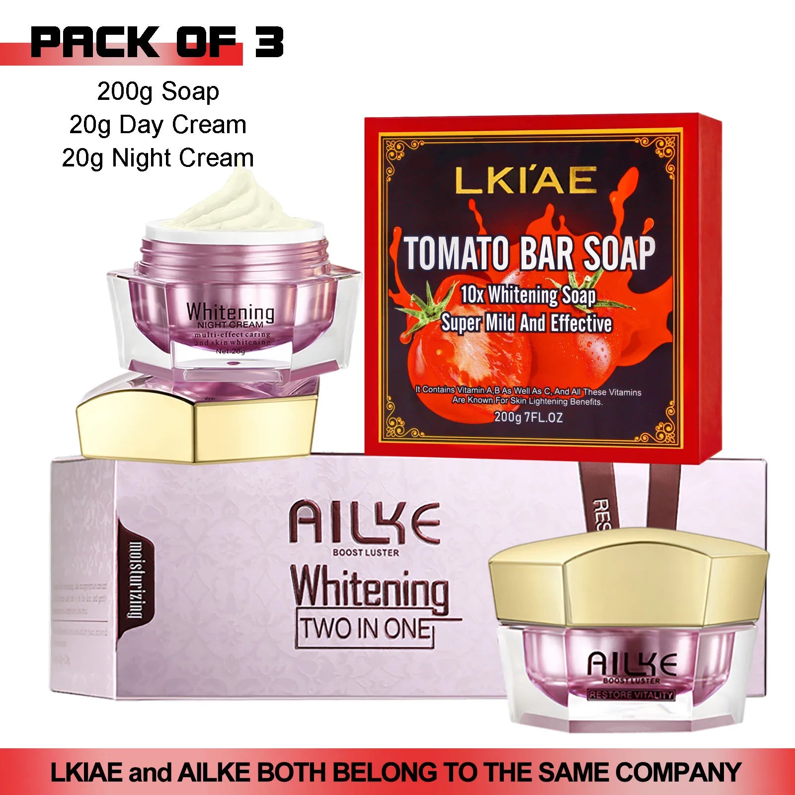 AILKE Organic Tomato Soap Bar, Lightening Skin, Deeply Clean, Exfoliate, Remove Dark Spots, Moisturizing, For Face and Body