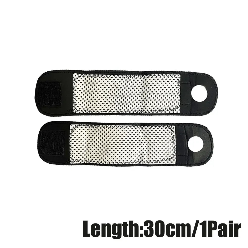 1 Pair Self-Heating Tourmaline Wrist Brace Sports Care Protection Wrist Belt Far Infrared Magnetic Therapy Pads Pain Relief