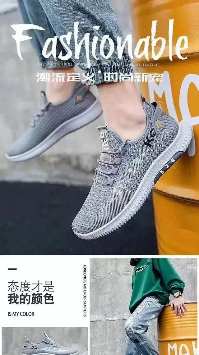 2026 Soft Soled Spring and Autumn Old Cloth Shoes Breathable Mesh Shoes Non-slip Wear-resistant Casual Low-top Shoes Work Shoes