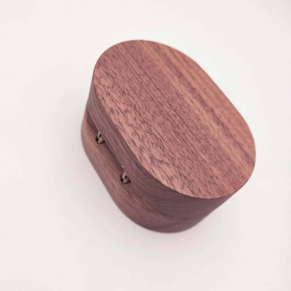 Tangula Custom Men's Stainless Steel Cufflinks For Groom Initials Cufflinks With Oak Gift Box Wedding Bridegroom Jewelry Gift