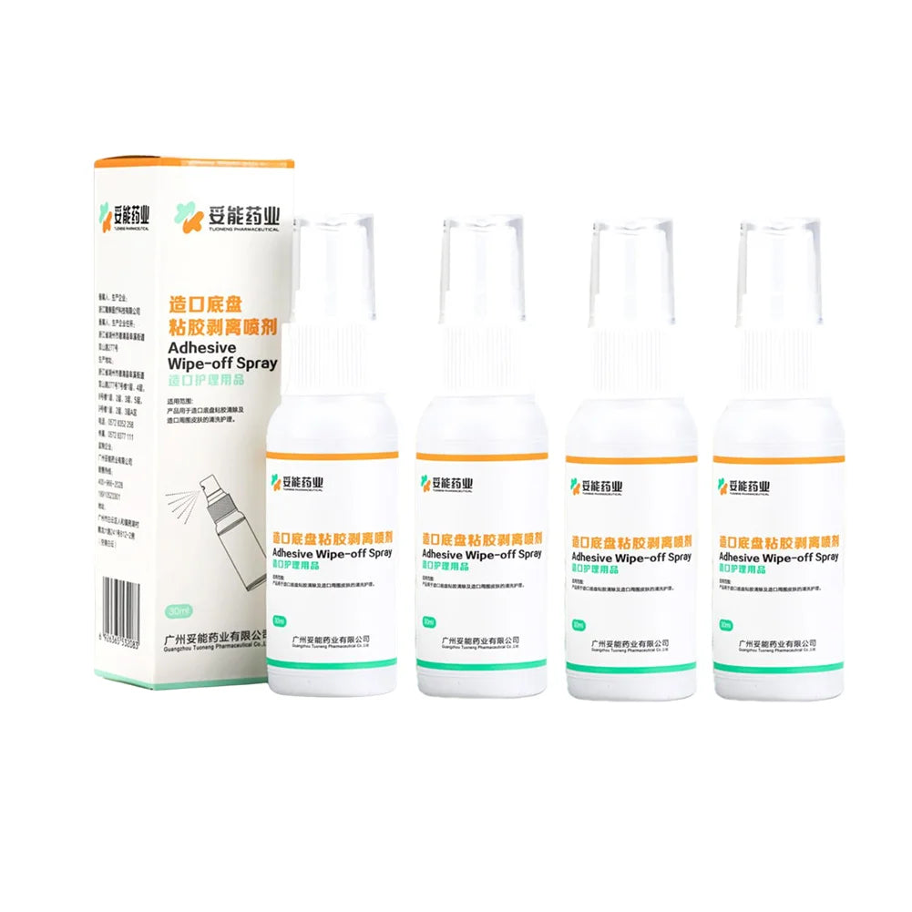 1/2/3/5Pcs Colostomy Adhesive Wipe-Off Spray Medical Adhesive Remover Ostomy Bag Care Clean And Disinfect Skin Supplies