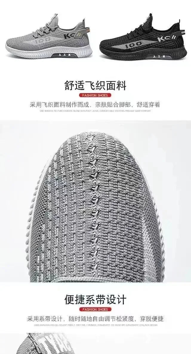2026 Soft Soled Spring and Autumn Old Cloth Shoes Breathable Mesh Shoes Non-slip Wear-resistant Casual Low-top Shoes Work Shoes