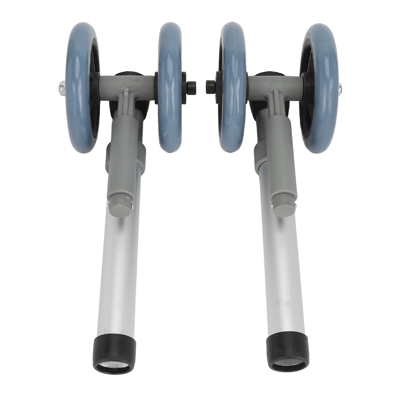 1 pair Walker Wheels Walker Wheels Adjustable Height Replacement Walker Feet Caster with Brake Wheel for Seniors Disabled People