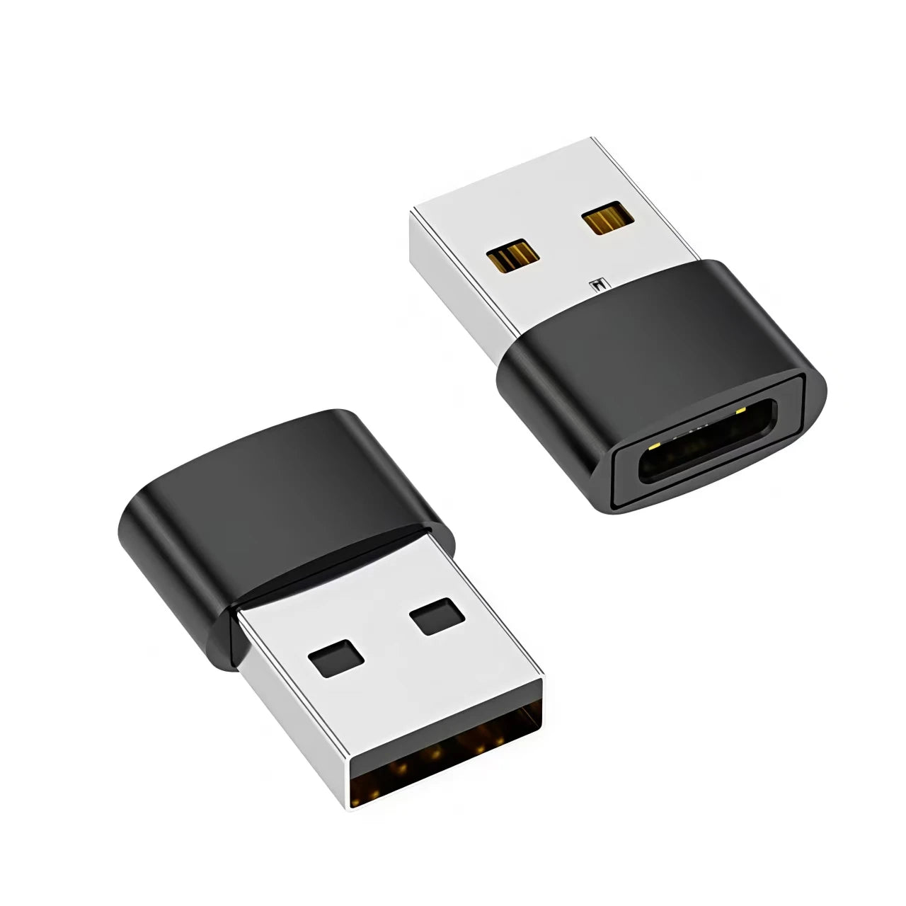 USB to USB-C Adapter, USB-C Female to USB Male Fast Charging and OTG Converter, Compatible with iPhone 1/14/13/12/11 Pro Max Plu
