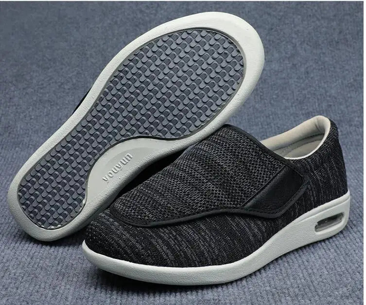 XIHAHA New Casual Orthopedics Wide Feet Swollen Shoes Thumb Eversion Adjusting Soft Comfortable Diabetic Shoe Walking Shoes