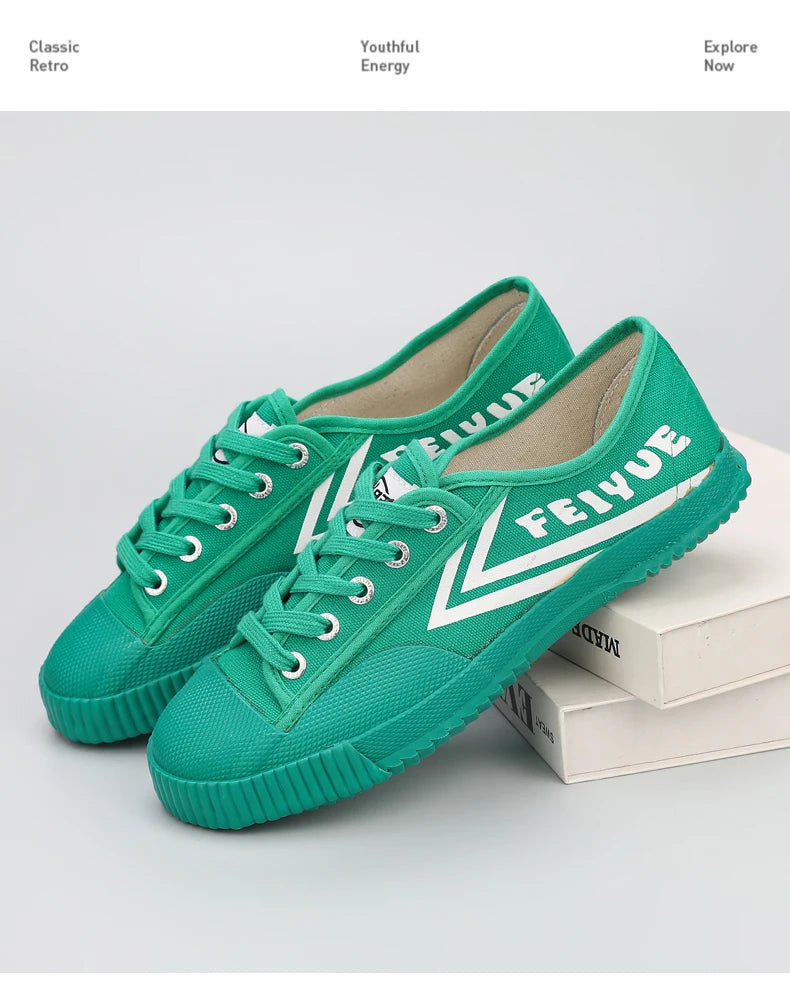DaFu Flying Men's Athletic Shoes Long Distance Running Jump Far Field Event Canvas Sports Shoes Couple's Loafers Black Sneakers