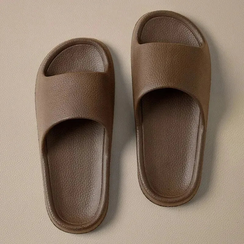 Super Soft Sole Eva Slippers Summer Women Thick Soles Non-slip Home Indoor Outdoor Couple Slippers Bath Flip Flops