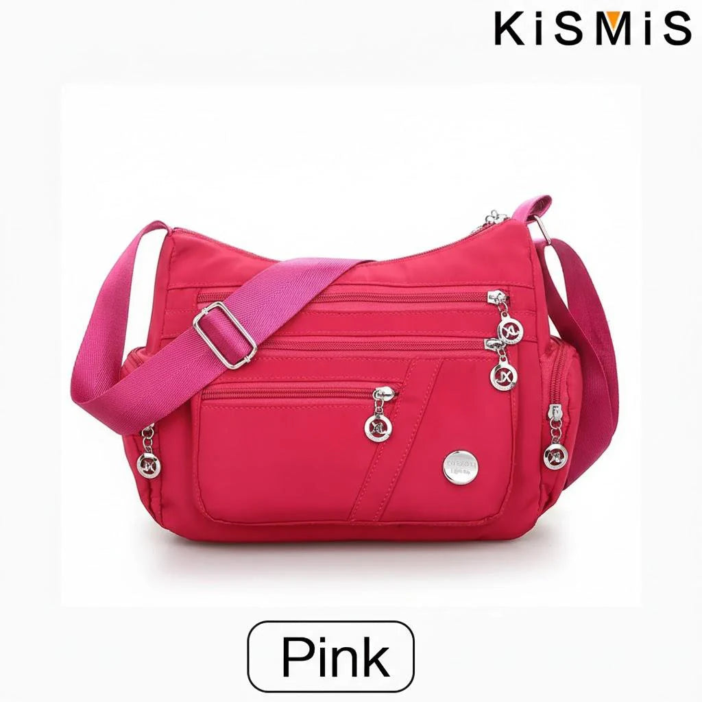 Fashion Women Waterproof Crossbody Bag Casual Single Shoulder Handbag Messenger Bag Oxford Material