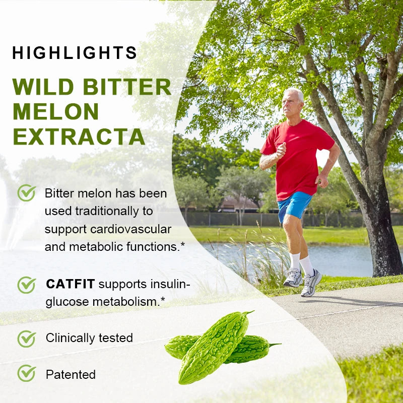 Lukaree 300mg Bitter Melon Extract Capsule for Heart, Blood Sugar and Cholesterol Health
