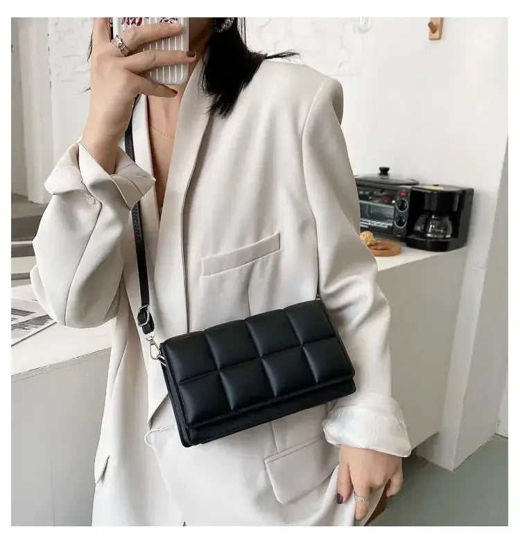 2025 Fashion Brand Designer Women Shoulder Bag Small PU Leather Female Crossbody Bag Trend Classic Handle Handbag Women