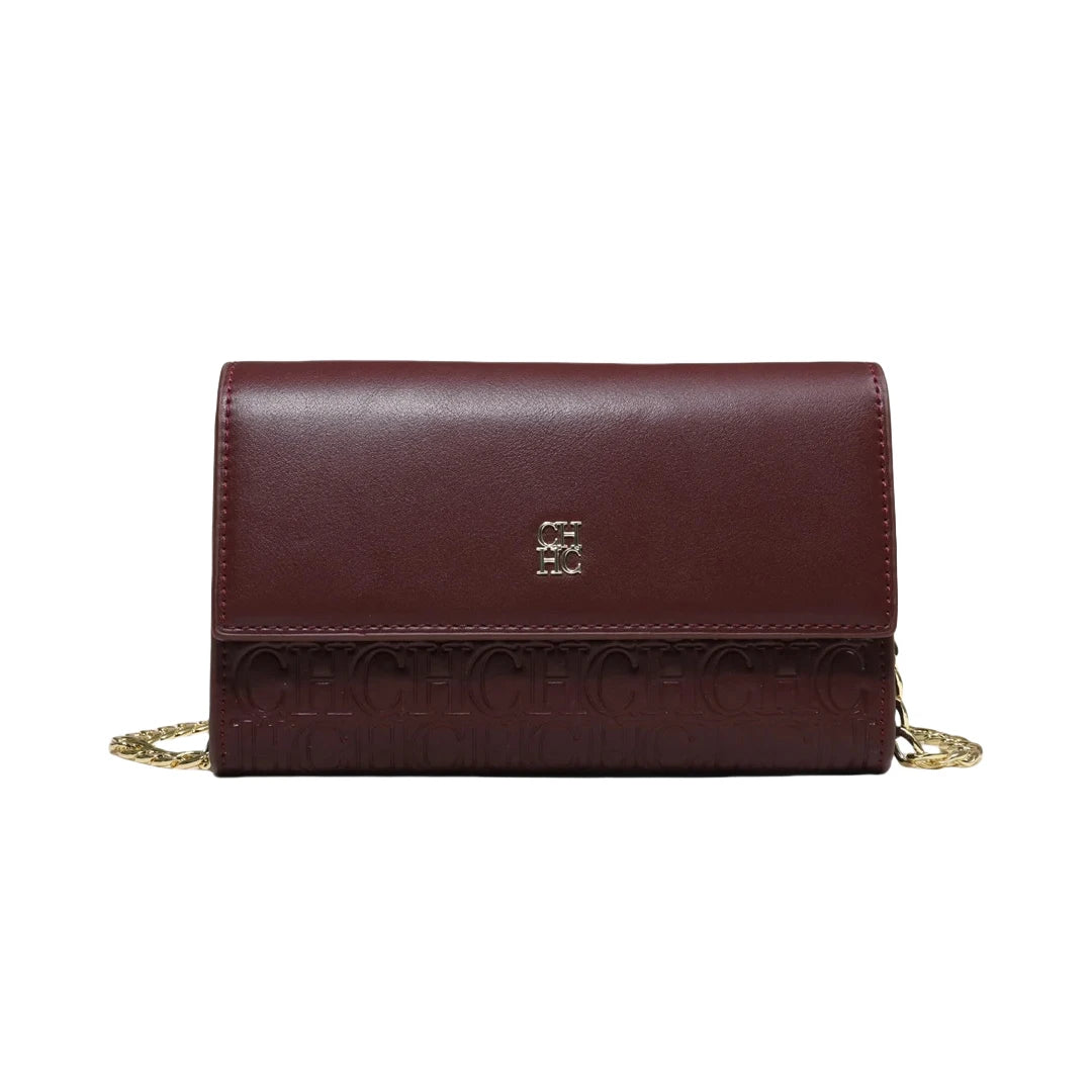 CH Fashion Women's Shoulder Bag with Letter Printing Design 2025 Festival Essential Versatile Women's Chain Bag
