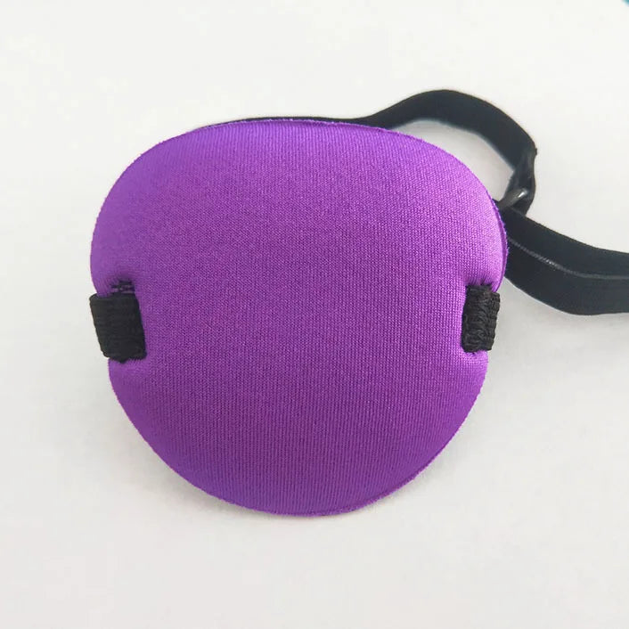 Amblyopia Eye Mask Adult Kids Strabismus Eye Training Single Eye Patch Cover Adjustable Eyeshade Filled Strabismus Eye Training