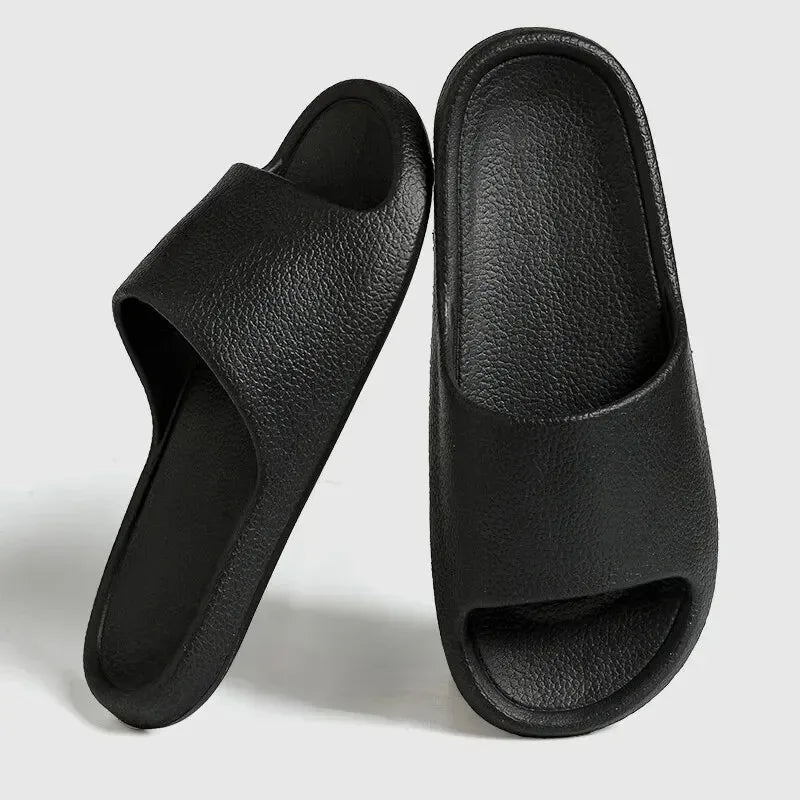 Super Soft Sole Eva Slippers Summer Women Thick Soles Non-slip Home Indoor Outdoor Couple Slippers Bath Flip Flops