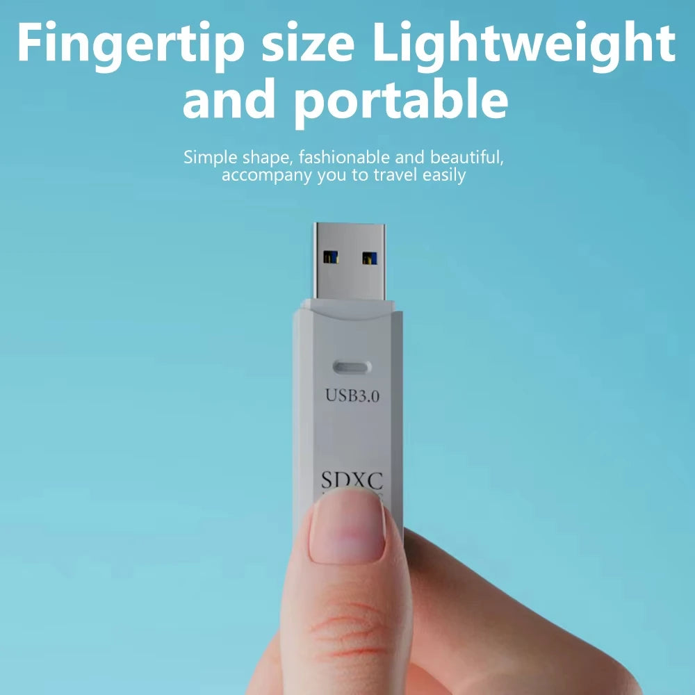 2 In 1 USB 3.0 Card Reader Micro TF SD Card Reader USB Adapter High Speed Card Reader TF Memory Card For PC Laptop Accessories