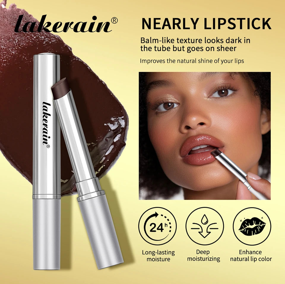 Lakerain Nearly Lipstick Colorless Lip Balm Long Lasting Hygienic Moisturizing Lips Plumper Nourish Makeup Lip Care Cosmetics