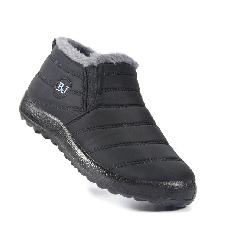 Snow Women Boots Fashion Unisex Shoes Slip On Platform Shoes For Women Ankle Boots Waterproof Plush Winter Shoes Botas Mujer