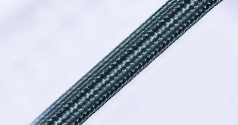 HOMEFISH 60W USB-C Super Fast Charging Cable with Digital Display, Braided Anti-Fracture Wire, Maximum Compatible with 120W
