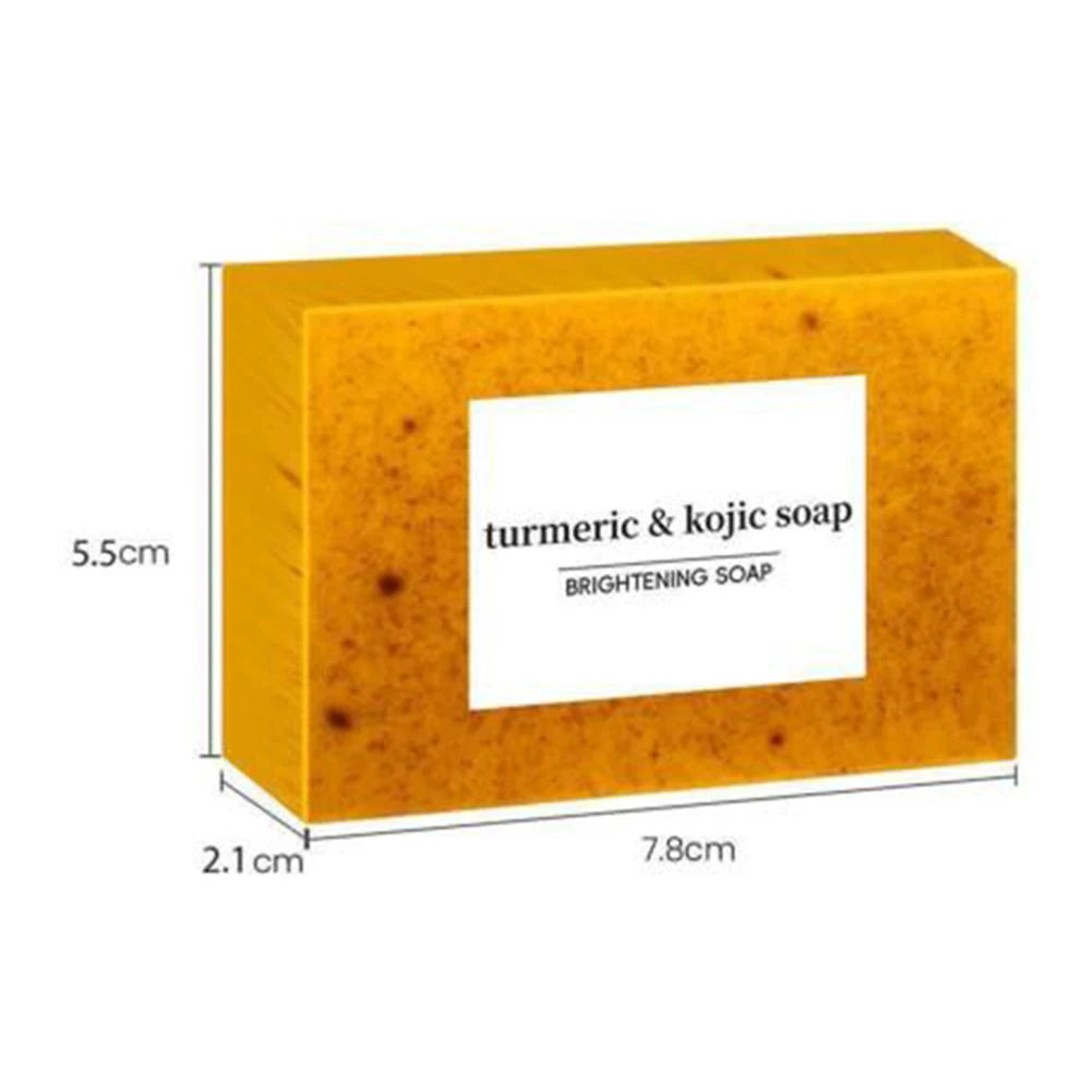 100g Turmeric Lemon Acid Handmade Soap,Skin Brightening Soaps,Face Care Supplies,Body Cleanser,Hand Wash,Foaming Mesh Net 비누