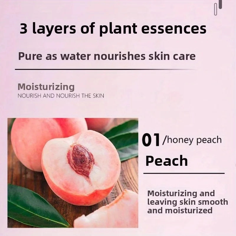 Peach Jelly Soap, 3-in-1 Cleansing and Bath Soap, deeply cleanses and bathes the whole body, suitable for all skin types,