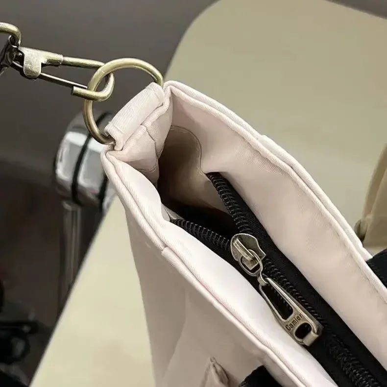 2024 New Casual Tote Large Capacity Shoulder Bag Nylon Waterproof Canvas Handbag Simple Fashion Messenger Bags for Schoolgirl