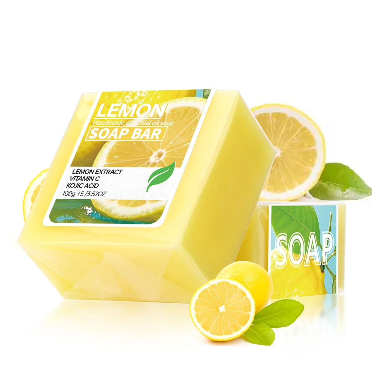 Lemon essential oil soap, vitamin C skin brightening and cleansing soap, added with quercetin to enhance skin brightness, deeply