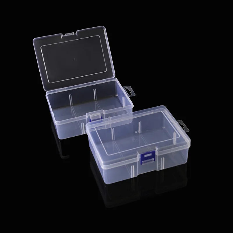 Clear Plastic Box Rectangular Box Screwdrivers Bits Tools Bleads Dustproof Waterproof Packing Storage Cases Container