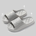 Cute Carton Slippers Bathroom Slippers Cloud Cushion Slides Summer Soft Thick Platform Home Men Indoor Non-slip Flat Flip Flops