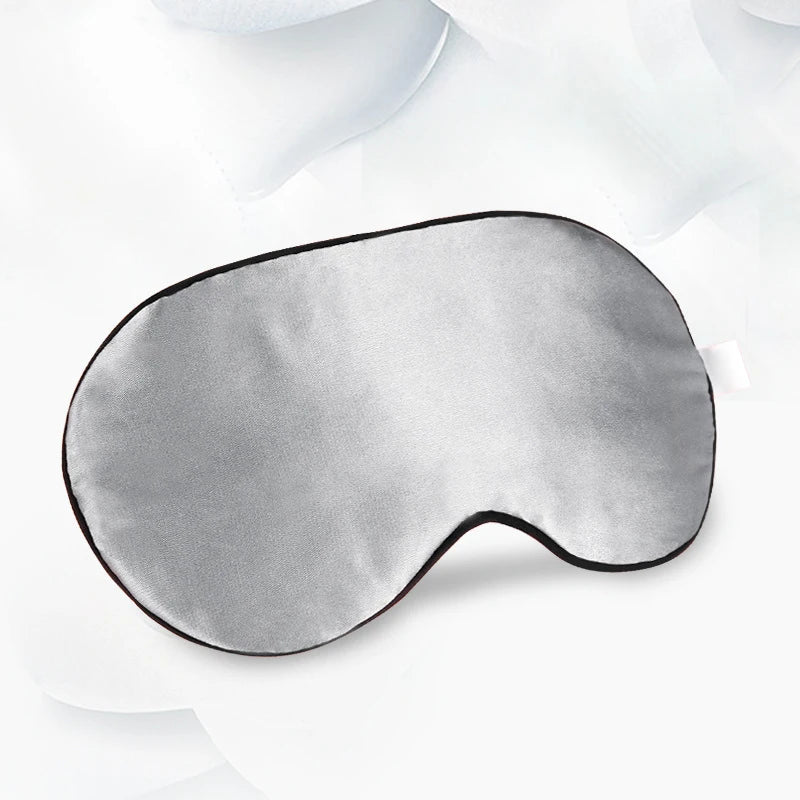 Silk Sleep Mask 100% Light Blocking Travel Nap Lightweight Eyes Night Mask Health Blindfold Sleeping Shield Soft Eye Care Tools