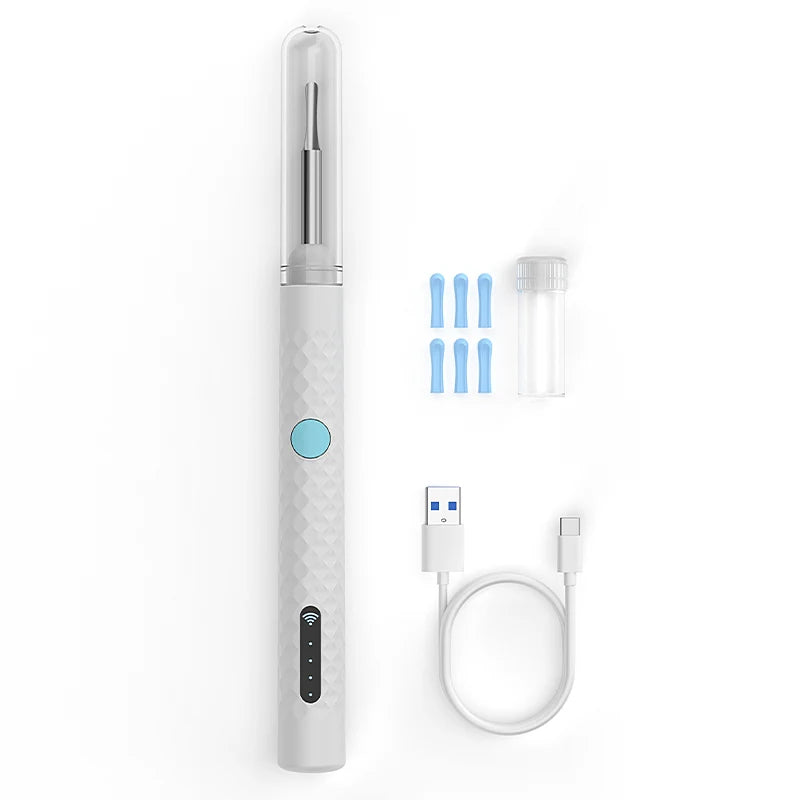 4.2mm Camera Viual WiFi Endoscope 1080P Camera for iOS/Android Phones Tablet Waterproof Ear Scope for Ear Cleaning Skin Check