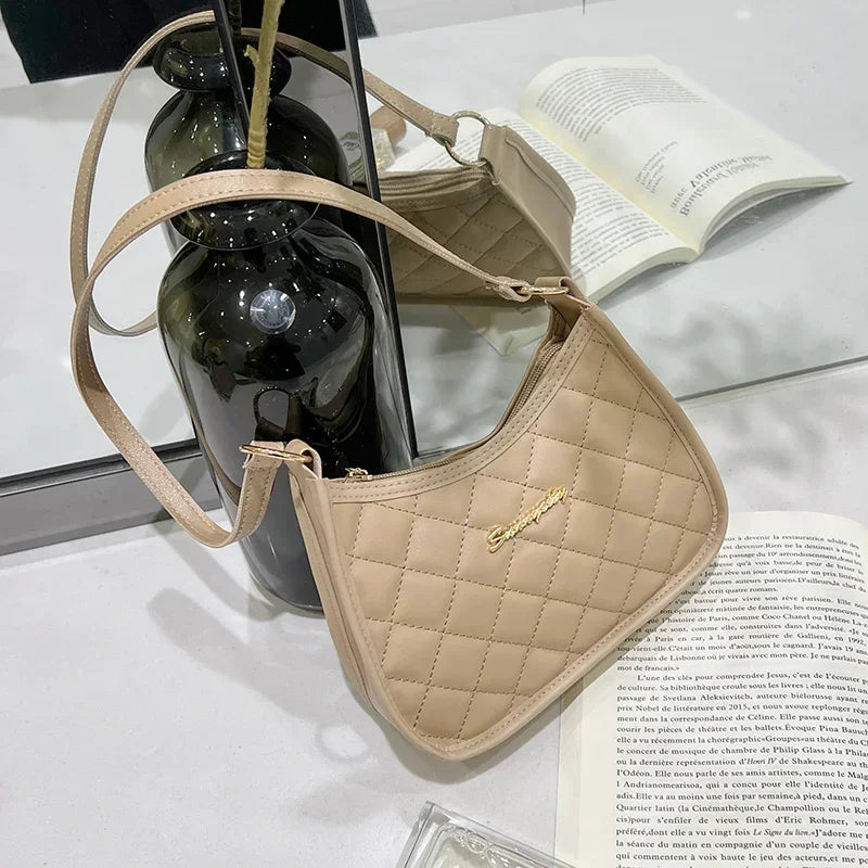 Ladies' retro shoulder bag, armpit bag, crossbody bag with fashionable design