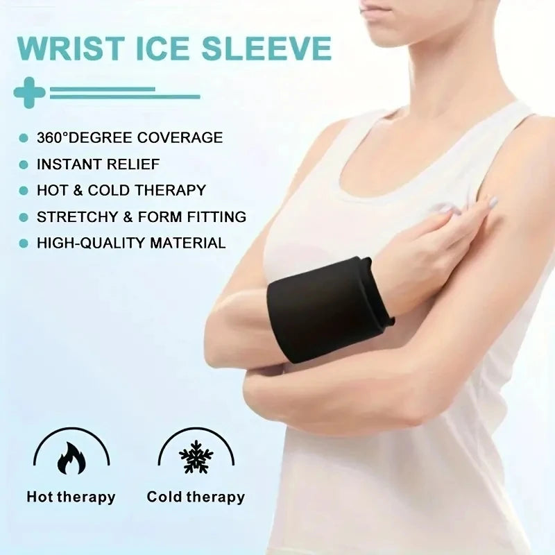 1pc Wrist Ice Wrap, Gel Ice Pack, Hot Cold Pack, Hand Ice Wrap- Reusable And Smoothing