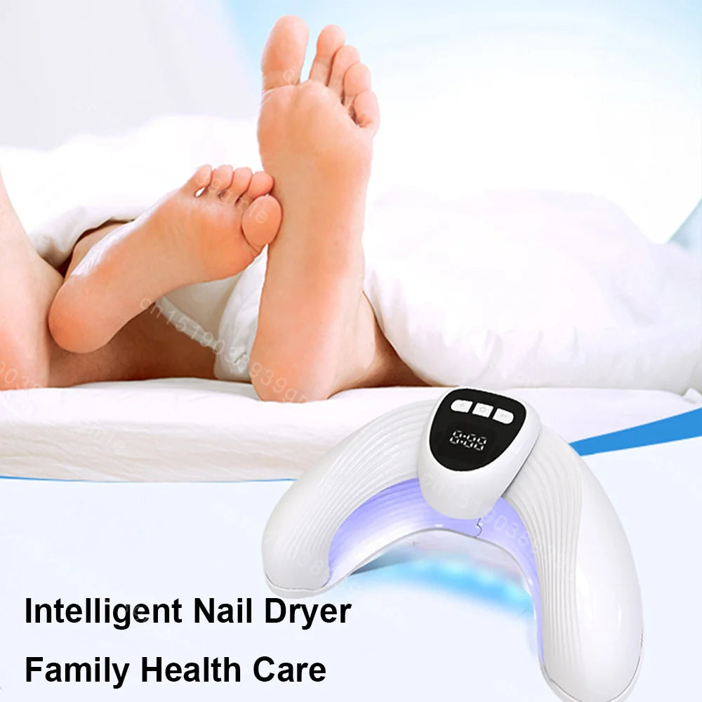 Nail Fungal Light Device Fungal Discolored Remover Portable Nail Fungal Eradication Device for Thick Toenails and Fingernails