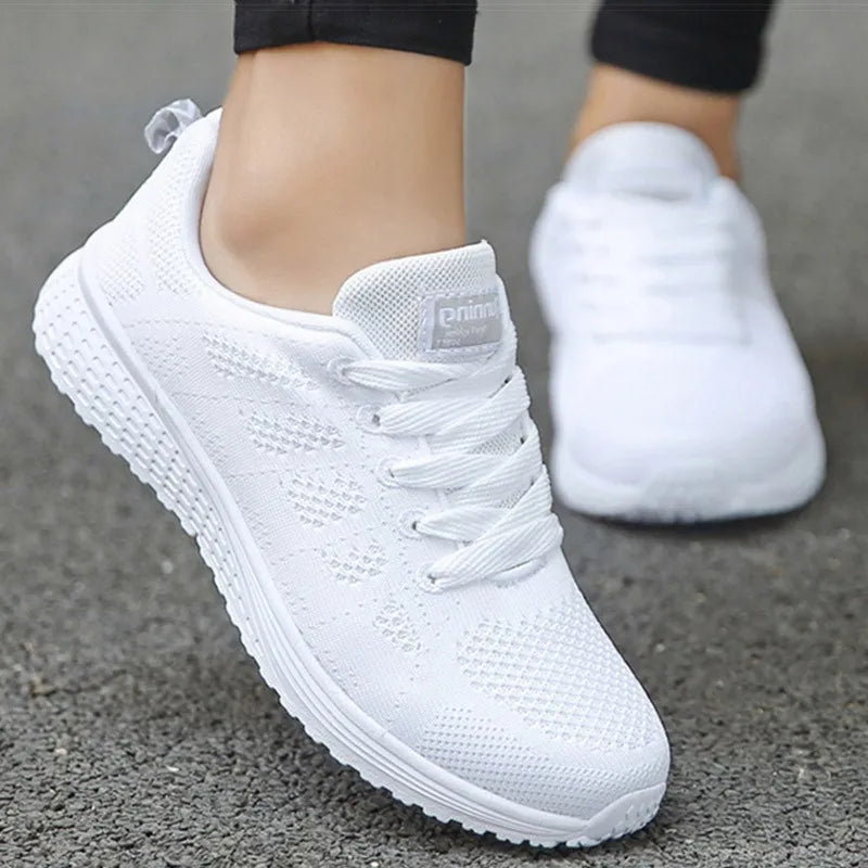 Women's Sports Shoes White Sneakers Lightweight Gym Shoes For Woman Spring Summer Sneaker High Quality Shoes Women Casual Tenis