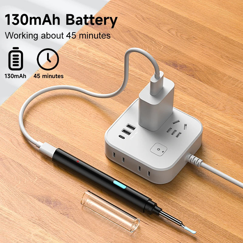 Visual Ear Cleaner Video Ear Camera 4.2mm Ear Picking WIFI Ear Endoscope With 6LEDs Digital Ear Wax Removal Tool Ear Spoon Kit