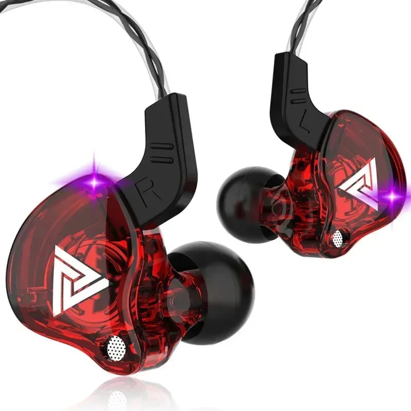 VIKEFON QKZ AK6 In Ear Earphone 6 Dynamic Driver Unit Headphone With Mic Stereo Sports HIFI Subwoofer Headset Monitor Earbuds