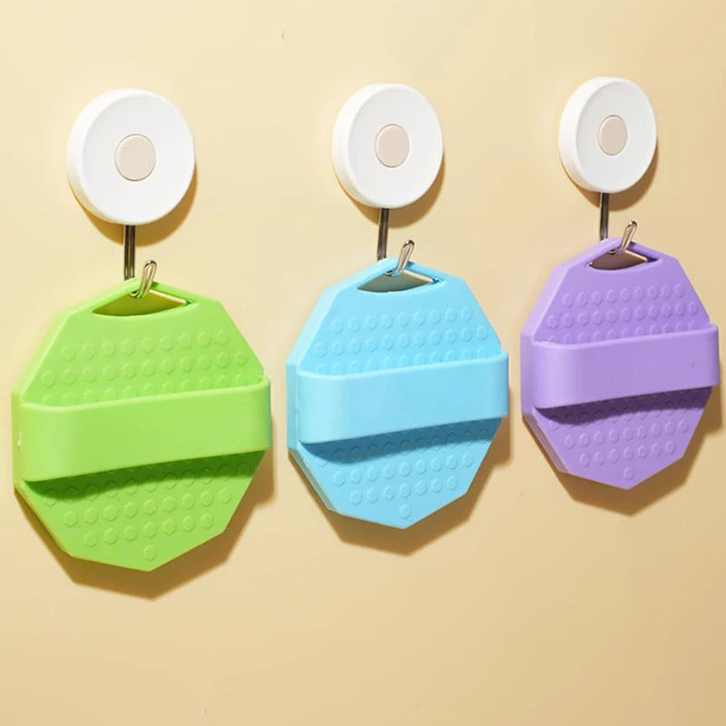 1pc Soft Silicone Exfoliating Brush Cleanser Manual Body Cleansing Scrubber Shower Gentle Massage Brushes Bathroom Accessorie