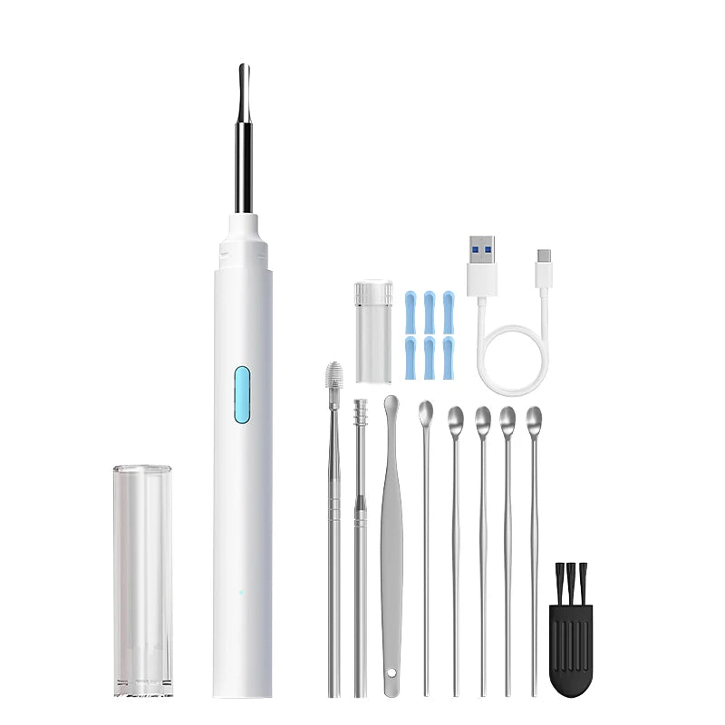 Visual Ear Cleaner Video Ear Camera 4.2mm Ear Picking WIFI Ear Endoscope With 6LEDs Digital Ear Wax Removal Tool Ear Spoon Kit