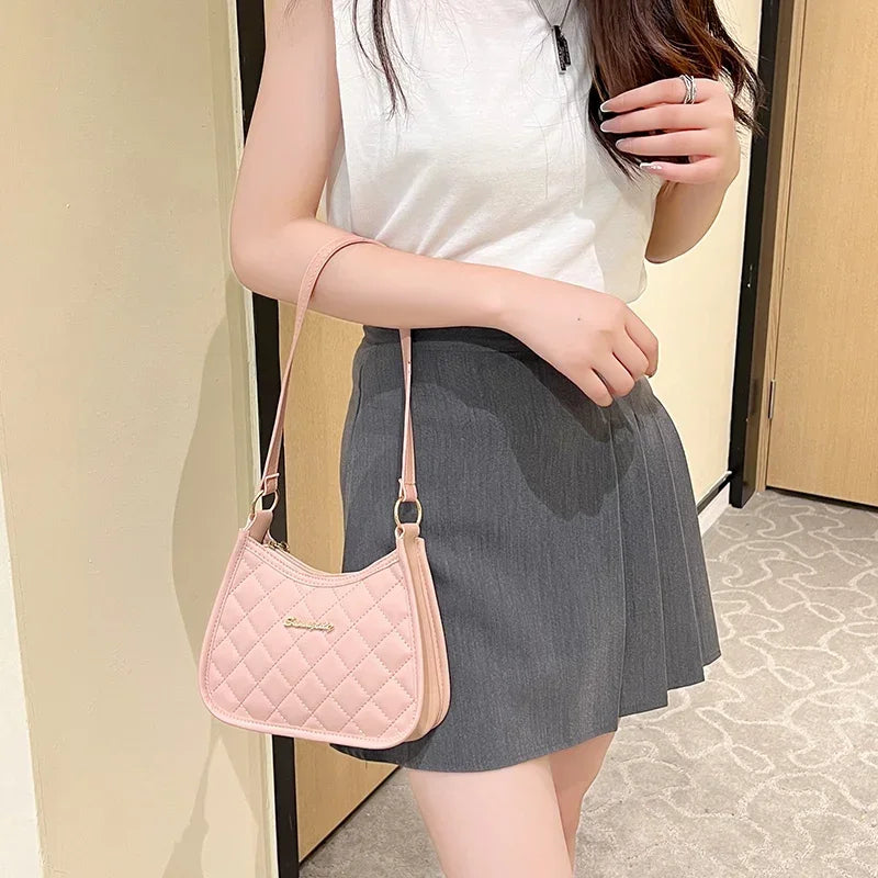 Ladies' retro shoulder bag, armpit bag, crossbody bag with fashionable design