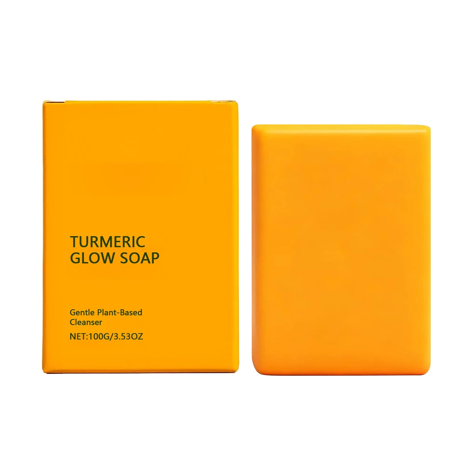 Turmeric Glow Soap Dark Spot Acne Removal Brightening Face Body Soap Even Skin Tone Moisturizing Deep Cleansing Nourishing Bar