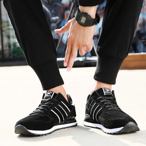 2024 New High Quality Men's Sneakers Leather Casual Shoes Autumn Breathable Men Shoes Male Flat Shoe