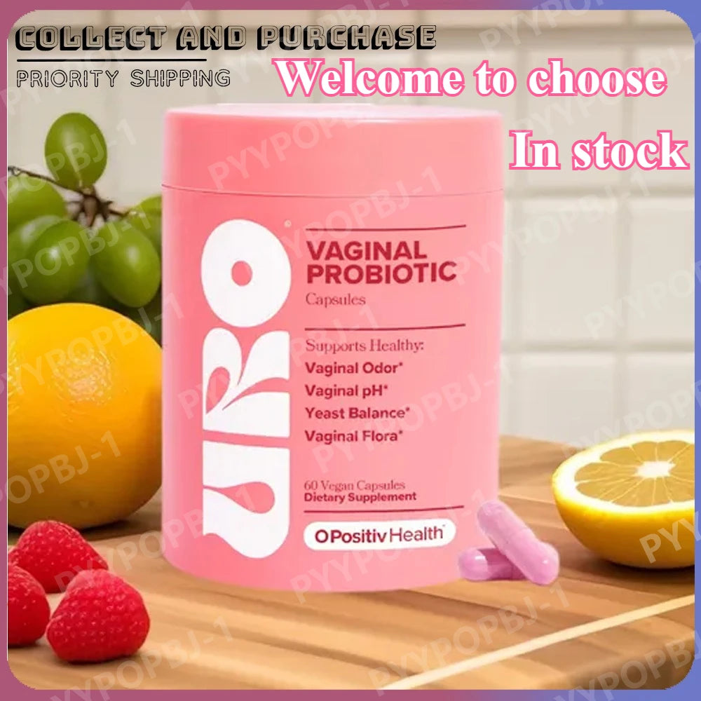 Women's Probiotic Capsules  with Lactobacillus & Prebiotics for Gut and PH Balance  Promote Healthy Flora 60 Pieces